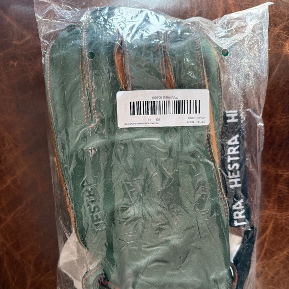 **Men's NWT Hestra Wakayama Ski Glove - UNIQUE! (Sz 10, color Forest & Cork)** - Picture 8 of 8